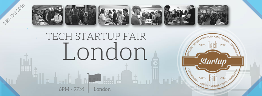 Tech Startup Fair London Oct 2016