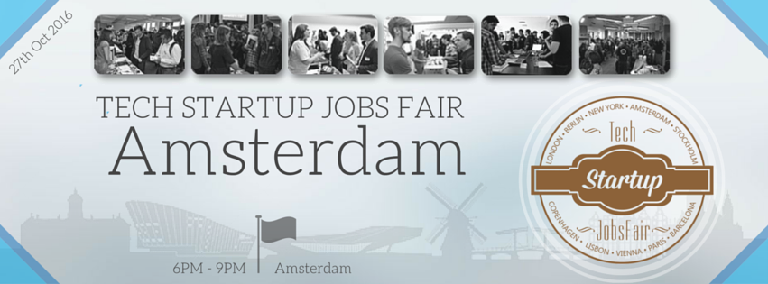 Tech Startup JobsFair Amsterdam Oct 2016