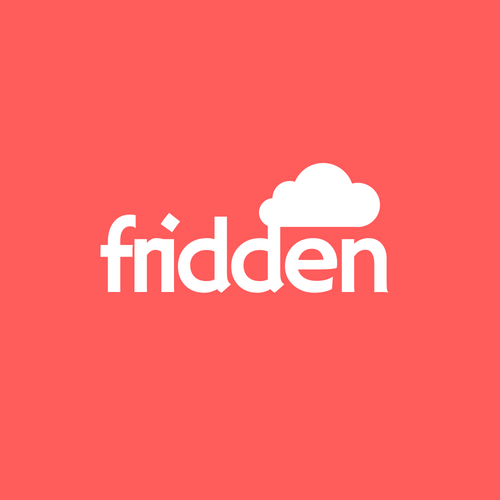 fridden Blue Cloud Storage Computer Logo