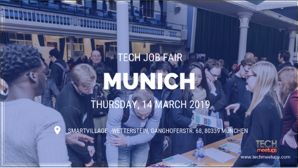 JOIN MUNICH TECH JOB FAIR 2019