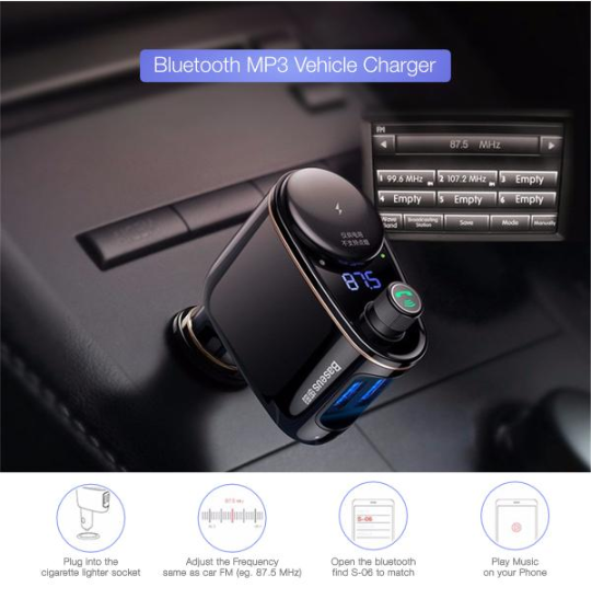 bluetooth wireless car phone charger