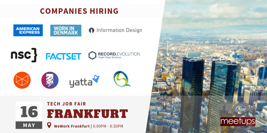 Frankfurt Tech Job Fair 2019