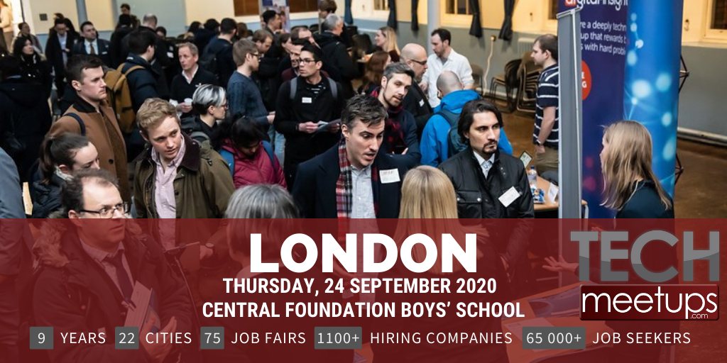 London Tech Job Fair Autumn 2020 by Techmeetups – TechMeetups