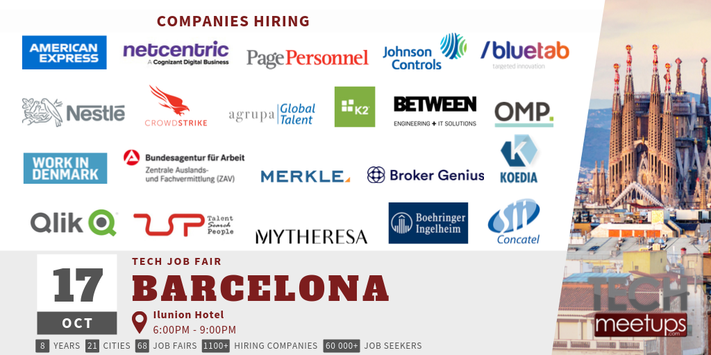 Barcelona Tech Job Fair Autumn 2019