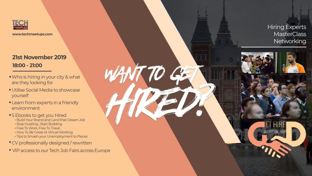 GET HIRED AMSTERDAM 2019