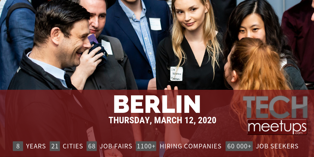 BERLIN TECH JOB FAIR SPRING 2020