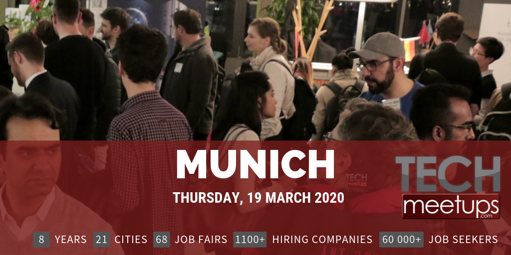 MUNICH TECH JOB FAIR SPRING 2020