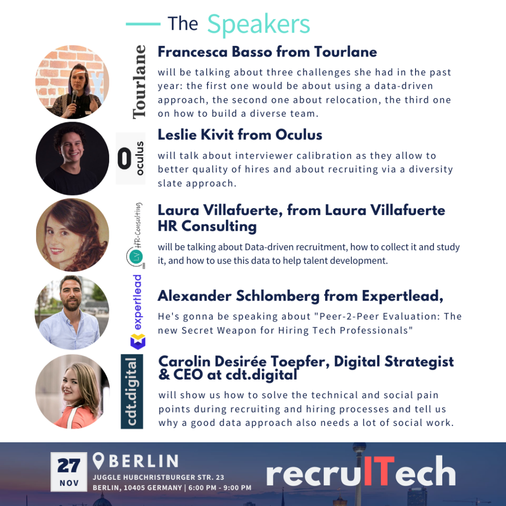 Speakers Final - recruITech Berlin 2019