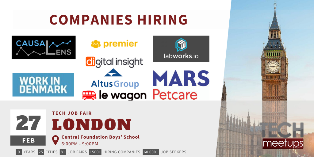 London Tech Job Fair Spring 2020