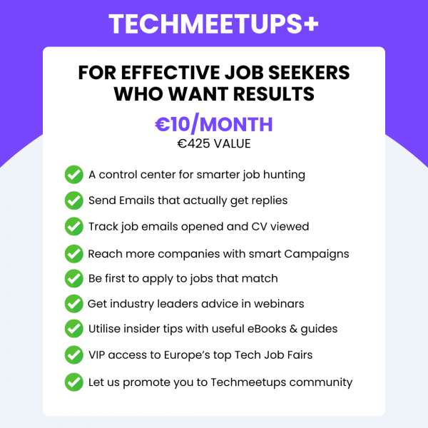 TechMeetups+ Monthly Subscription